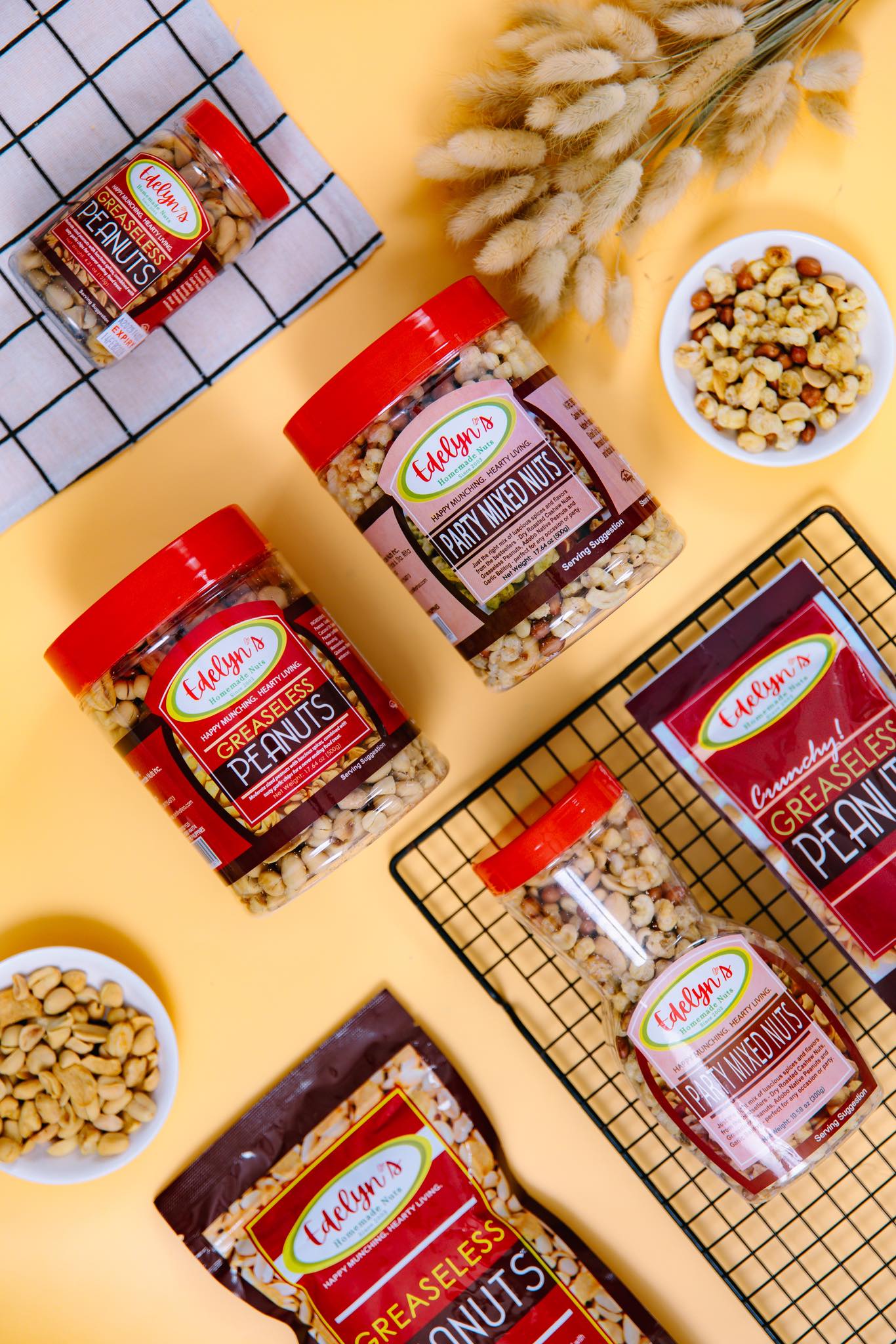 Greaseless Peanuts & Party Mixed Nuts